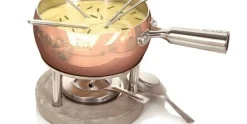 Fondueset Life koper 1 liter Boska