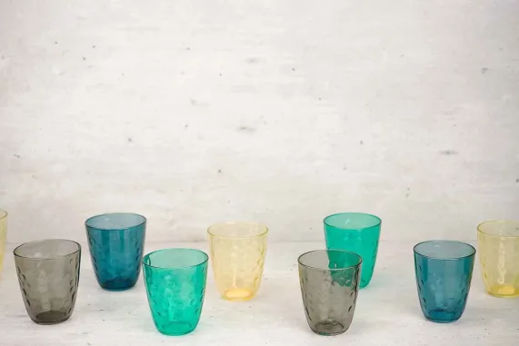 Glas 31 cl Concepto Bulle Pepite grijs