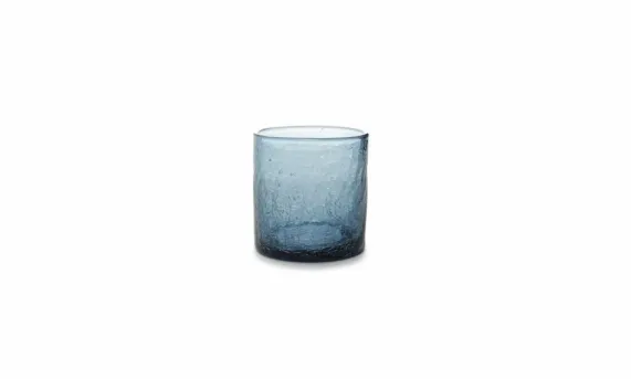 Glazen set 12-delig Blue Crackle