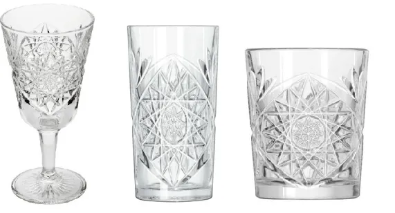 Glazen set 18-delig Hobstar Libbey