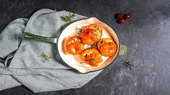 Grillpan 22cm Castard gietijzer glansgroen