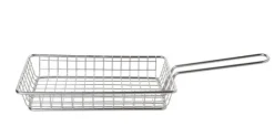 Hamburgermandje RVS 25 x 16 cm