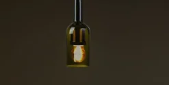 Hanglamp Rebottled Wijnfles Olijf