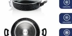 Hapjespan 32 cm Black Marble Westinghouse