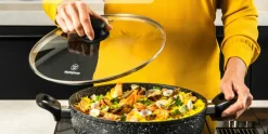 Hapjespan 28 cm Black Marble Westinghouse