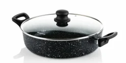 Hapjespan 28 cm Black Marble Westinghouse