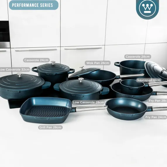 Hapjespan 28 cm Blauw Performance Series Inductie Westinghouse