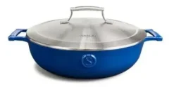 Hapjespan Gietijzer 30cm Saveur Classic Blue