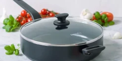 Hapjespan met Keramische Antikleeflaag 28 cm Essence