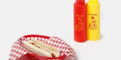 Hotdog en hamburger BBQ kit 14 delig