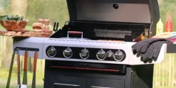 Hotdog en hamburger BBQ kit 14 delig