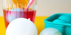 IJsballenvorm Medium Silicone Aquablauw