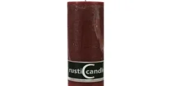 Kaars cylinder wijnrood