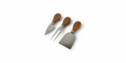 Kaasmessenset 3-delig Hout Fromage