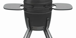 Kamado BBQ Grill XL mat zwart Kamal met zijbordjes en onderstel