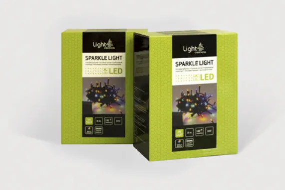 Kerstverlichting 8 meter LED Multicolor Sparkle Light