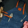 Keukenschort Blauw Pocket Mr. Smith Boska