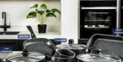 Koekenpan 26 cm Black Marble Westinghouse