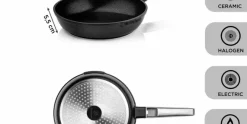 Koekenpan 24 cm Zwart Performance Series Inductie Westinghouse