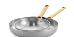 Koekenpannenset RVS 20-28 cm Greenpan Padova 3-Ply uncoated