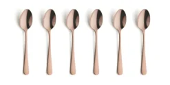 Koffielepels set van 6 Austin Vintage koper Amefa