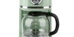 Koffiezetapparaat Retro Groen Emerio