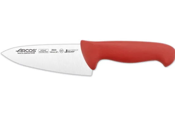 Koksmes rood 15 cm 2900 Serie Arcos