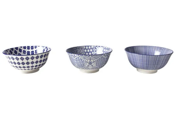 Kommetje 15,5cm Blue Mix