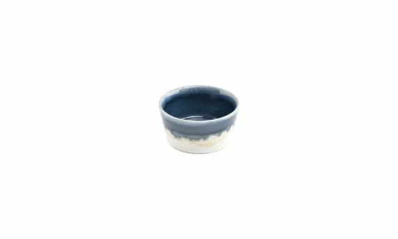 Kom 10 x 5 cm Blauw Flow