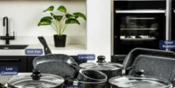 Kookpan 28 cm Black Marble Westinghouse