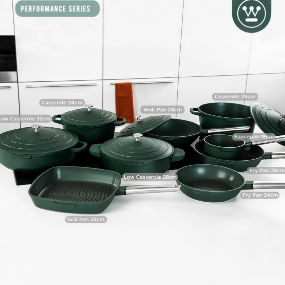 Kookpan 24 cm Groen Performance Series Inductie Westinghouse