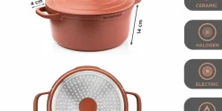 Kookpan 28 cm Rood Performance Series Inductie Westinghouse