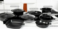 Kookpan 28 cm Zwart Performance Series Inductie Westinghouse