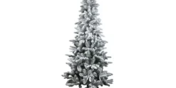 Kunstkerstboom PVC Flocked groen 180 cm hoog