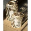 Lantaarn 25 cm Hout Afrique
