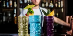 Longdrink cocktail beker Tiki 40 cl wit