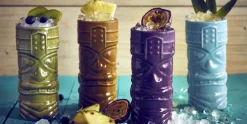Longdrink cocktail beker Tiki 40 cl wit