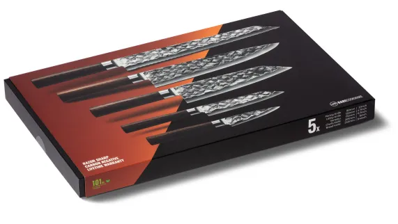 Messenset 5-delig BARE Cookware