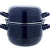 Mosselpan blauw 1,2 kg - 18 cm