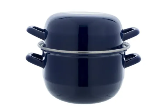 Mosselpan blauw 1,2 kg - 18 cm