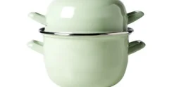 Mosselpan mint groen 1,2 kg - 18 cm