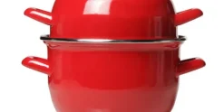 Mosselpan rood 1,2kg - 18 cm
