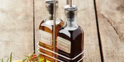 Olie- en azijnset uit glas 150 ml