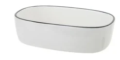 Ovenschaal 20 cm x 5,2 cm wit