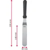 Paletmes Flexibel gebogen 29,5 cm Master Line Westmark