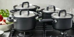 Pannenset 8-delig BK Flow Cool Black
