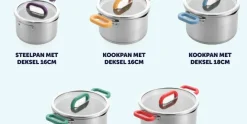 Pannenset RVS 10-delig BK Arts&Crafts Limited Edition