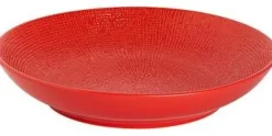 Pastabord 23 cm rood Cubical