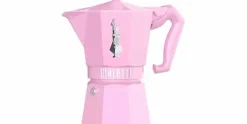 Percolator Moka Express Bialetti roze 6-kops