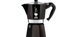 Percolator Moka Express Bialetti zwart 3-kops